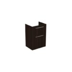 Ideal Standard i.life A 60cm Floor Vanity Unit, 2 Drawers, Coffee Oak