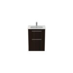 Ideal Standard i.life A 60cm Floor Vanity Unit, 2 Drawers, Coffee Oak