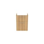 Ideal Standard i.life A 60cm Floor Vanity Unit, 2 Drawers, Natural Oak
