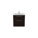 Ideal Standard i.life A 80cm Floor Vanity Unit, 2 Drawers, Coffee Oak