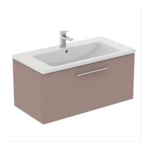 Ideal Standard i.life B 1000mm 1 Drawer Wall Vanity Unit Matt Greige