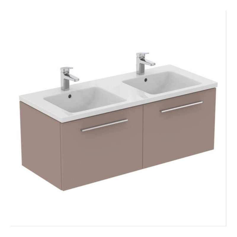 Ideal Standard i.life B 1200mm 2 Drawer Wall Vanity Unit Matt Greige Ideal Standard i.life B 1200mm 2 Drawer Wall Vanity Unit Matt Greige