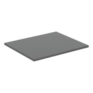 Ideal Standard i.life B 60cm Worktop for Vessel Basin Matt Quartz Grey
