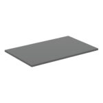 Ideal Standard i.life B 80cm Worktop for Vessel Basin Matt Quartz Grey