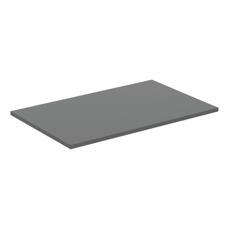 Ideal Standard i.life B 80cm Worktop for Vessel Basin Matt Quartz Grey Ideal Standard i.life B 80cm Worktop for Vessel Basin Matt Quartz Grey