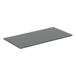 Ideal Standard i.life B 100cm Worktop for Vessel Basin Matt Quartz Grey