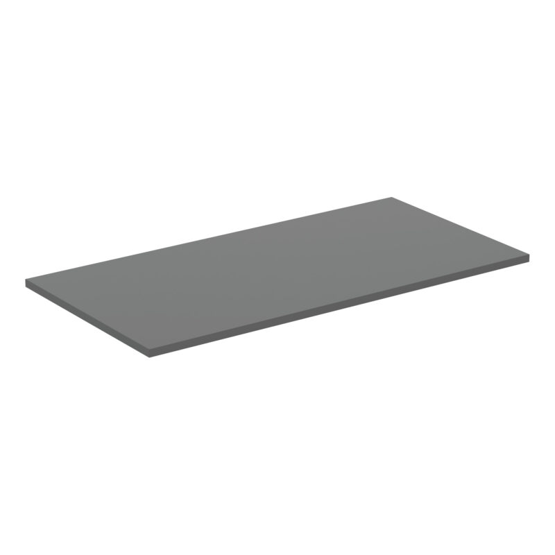 Ideal Standard i.life B 100cm Worktop for Vessel Basin Matt Quartz Grey Ideal Standard i.life B 100cm Worktop for Vessel Basin Matt Quartz Grey