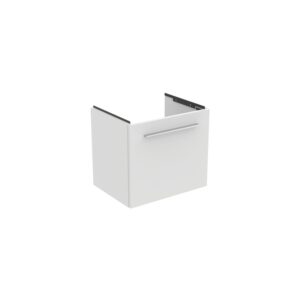 Ideal Standard i.life S 50cm Compact Wall Vanity Unit, 1 Drawer, Matt White