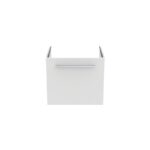 Ideal Standard i.life S 50cm Compact Wall Vanity Unit, 1 Drawer, Matt White