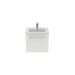 Ideal Standard i.life S 50cm Compact Wall Vanity Unit, 1 Drawer, Matt White