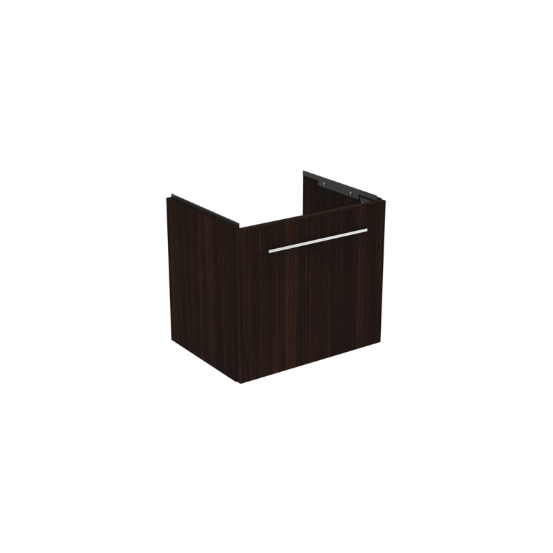 Ideal Standard i.life S 50cm Compact Wall Vanity Unit, 1 Drawer, Coffee Oak Ideal Standard i.life S 50cm Compact Wall Vanity Unit, 1 Drawer, Coffee Oak