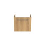 Ideal Standard i.life S 50cm Compact Wall Vanity Unit, 1 Drawer, Natural Oak