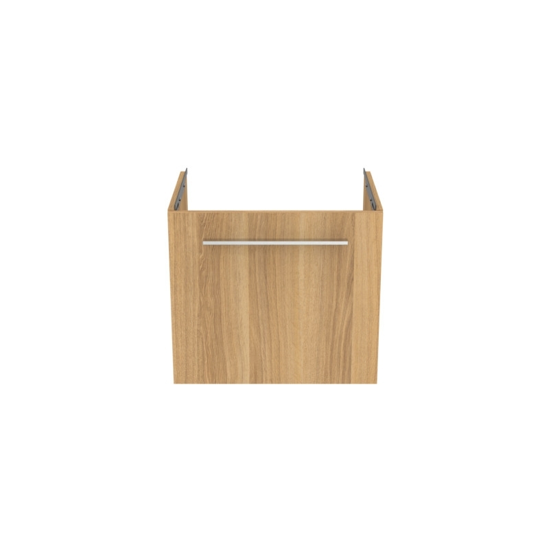 Ideal Standard i.life S 50cm Compact Wall Vanity Unit, 1 Drawer, Natural Oak