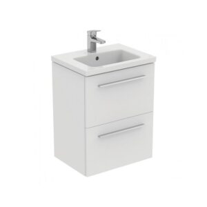 Ideal Standard i.Life S 500mm 2 Drawer Matt White Wall Unit & Basin