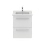 Ideal Standard i.Life S 500mm 2 Drawer Matt White Wall Unit & Basin