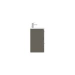 Ideal Standard i.life S 50cm Compact Wall Vanity Unit, 2 Drawers, Matt Quartz