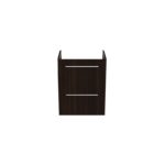 Ideal Standard i.life S 50cm Compact Wall Vanity Unit, 2 Drawers, Coffee Oak