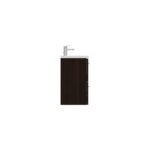 Ideal Standard i.life S 50cm Compact Wall Vanity Unit, 2 Drawers, Coffee Oak