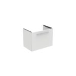 Ideal Standard i.life S 60cm Compact Wall Vanity Unit, 1 Drawer, Matt White