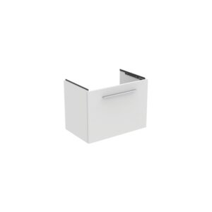 Ideal Standard i.life S 60cm Compact Wall Vanity Unit, 1 Drawer, Matt White