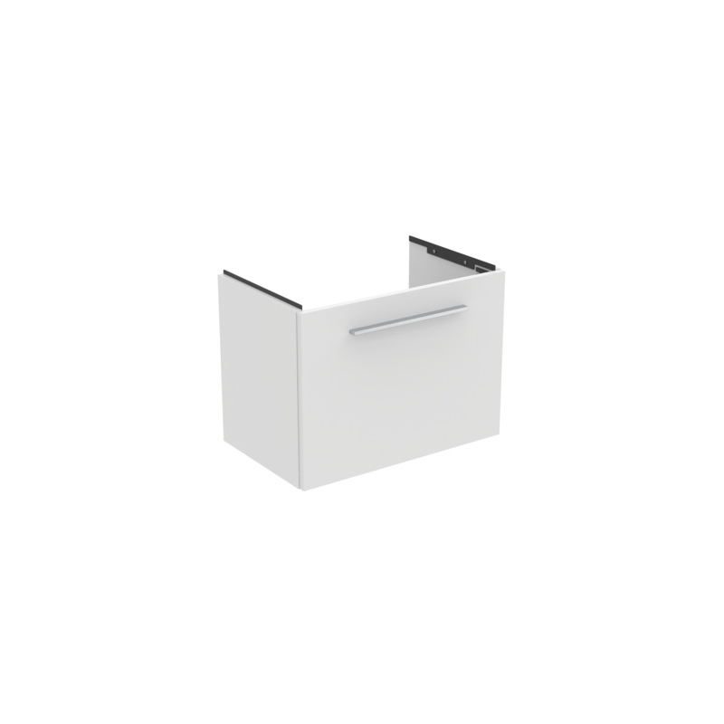 Ideal Standard i.life S 60cm Compact Wall Vanity Unit, 1 Drawer, Matt White Ideal Standard i.life S 60cm Compact Wall Vanity Unit, 1 Drawer, Matt White