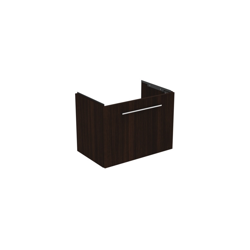 Ideal Standard i.life S 60cm Compact Wall Vanity Unit, 1 Drawer, Coffee Oak Ideal Standard i.life S 60cm Compact Wall Vanity Unit, 1 Drawer, Coffee Oak