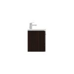Ideal Standard i.life S 60cm Compact Wall Vanity Unit, 1 Drawer, Coffee Oak
