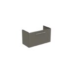 Ideal Standard i.life S 80cm Compact Wall Vanity Unit, 1 Drawer, Matt Quartz