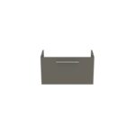 Ideal Standard i.life S 80cm Compact Wall Vanity Unit, 1 Drawer, Matt Quartz