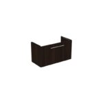 Ideal Standard i.life S 80cm Compact Wall Vanity Unit, 1 Drawer, Coffee Oak