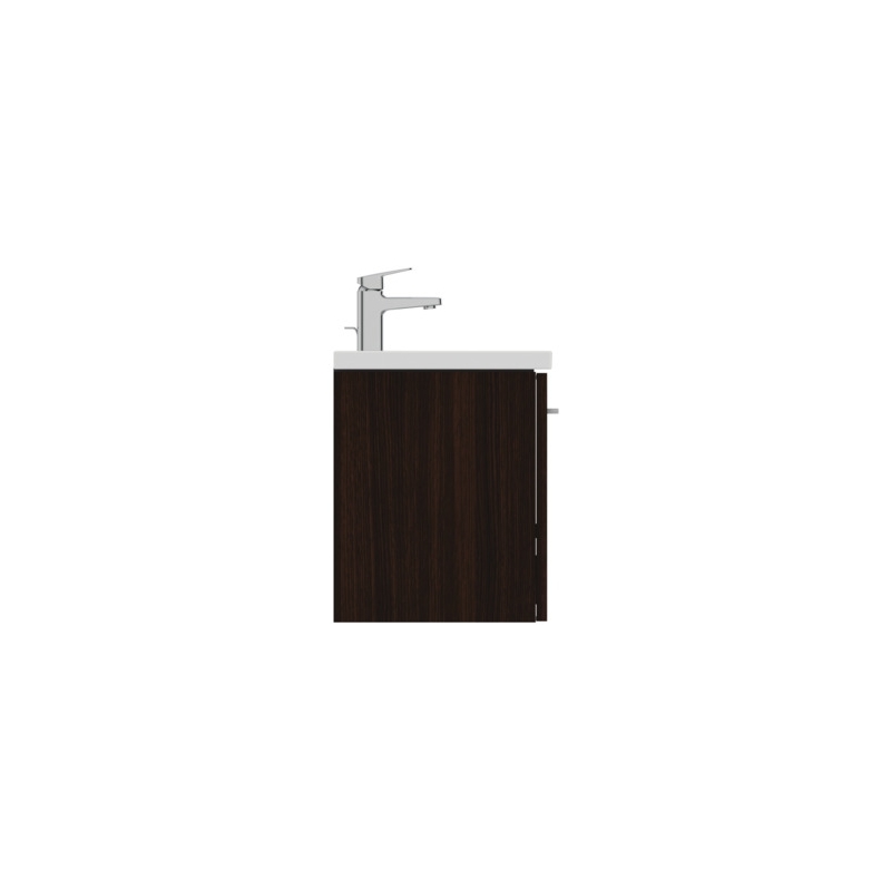 Ideal Standard i.life S 80cm Compact Wall Vanity Unit, 1 Drawer, Coffee Oak