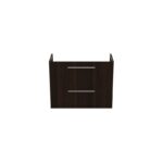 Ideal Standard i.life S 80cm Compact Wall Vanity Unit, 2 Drawers, Coffee Oak