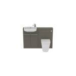 Ideal Standard i.life S 120cm Compact Worktop T5301 Matt Quartz Grey