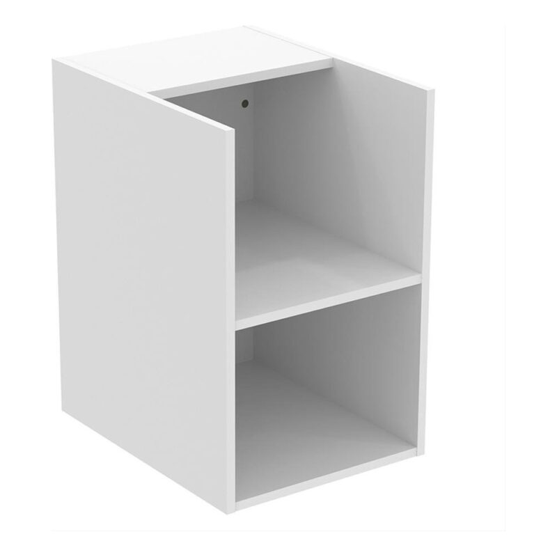 Ideal Standard i.life B Side Unit for Worktops 400mm 2 Shelves Matt White Ideal Standard i.life B Side Unit for Worktops 400mm 2 Shelves Matt White