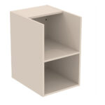 Ideal Standard i.life B Side Unit for Worktops 400mm 2 Shelves Matt Sandy Beige