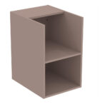 Ideal Standard i.life B Side Unit for Worktops 400mm 2 Shelves Matt Greige