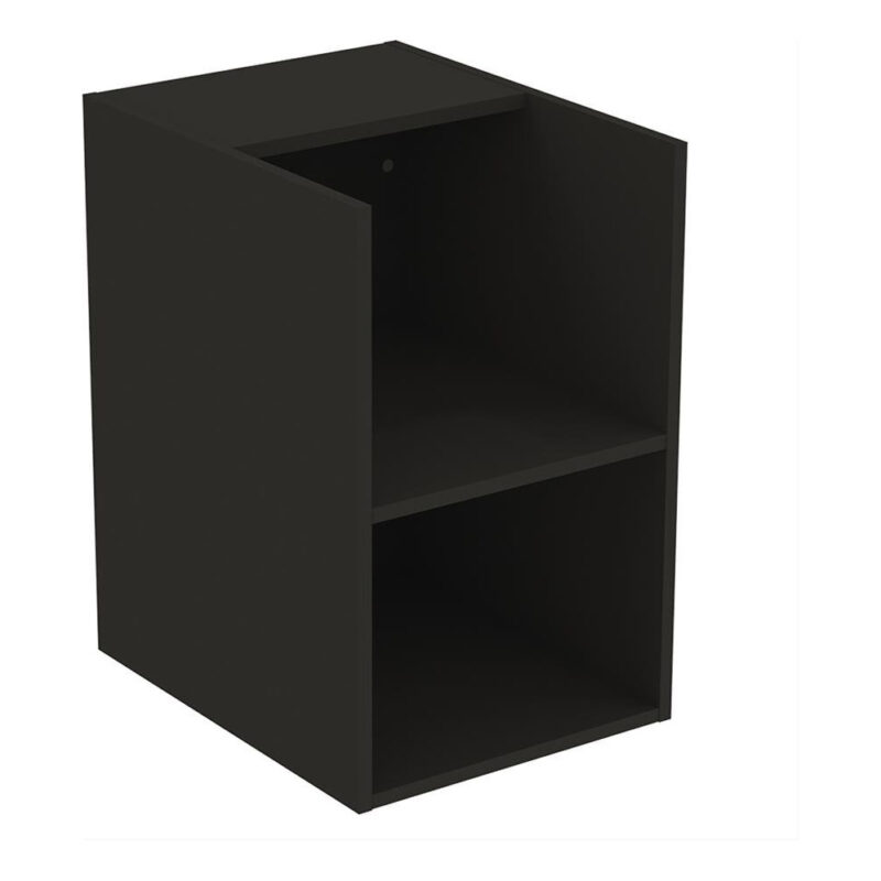 Ideal Standard i.life B Side Unit for Worktops 400mm 2 Shelves Matt Carbon Grey Ideal Standard i.life B Side Unit for Worktops 400mm 2 Shelves Matt Carbon Grey