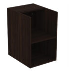 Ideal Standard i.life B Side Unit for Worktops 400mm 2 Shelves Coffee Oak