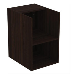 Ideal Standard i.life B Side Unit for Worktops 400mm 2 Shelves Coffee Oak