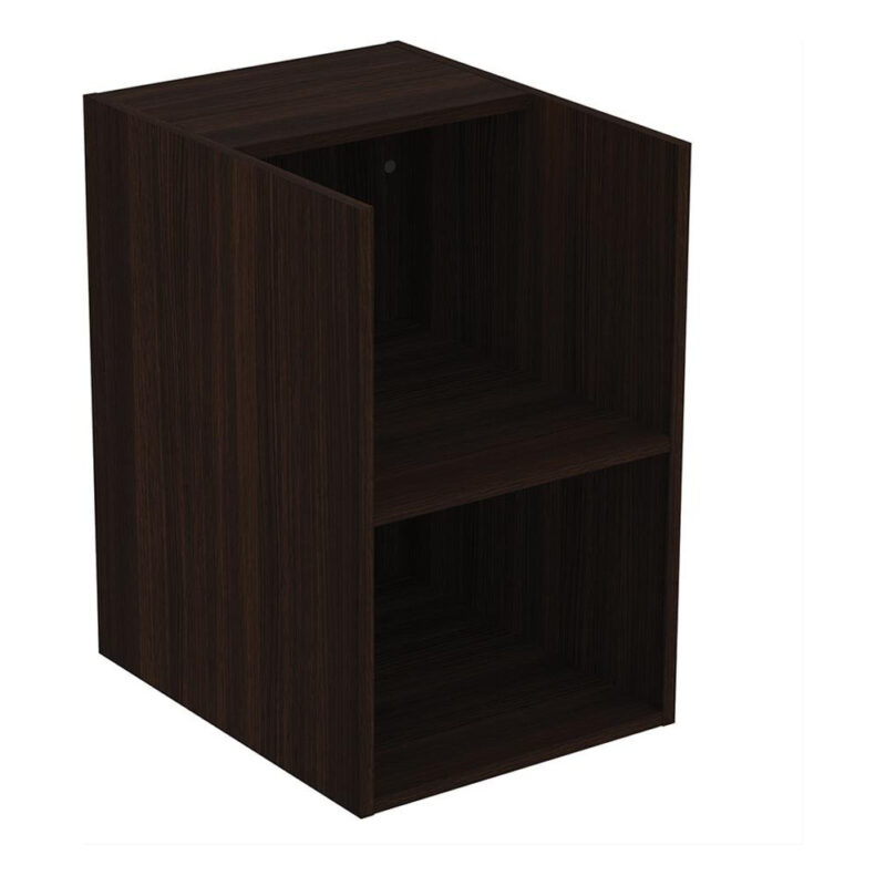 Ideal Standard i.life B Side Unit for Worktops 400mm 2 Shelves Coffee Oak Ideal Standard i.life B Side Unit for Worktops 400mm 2 Shelves Coffee Oak