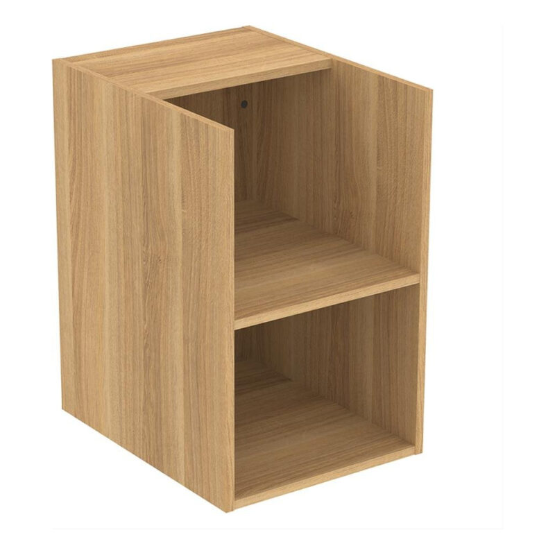 Ideal Standard i.life B Side Unit for Worktops 400mm 2 Shelves Natural Oak Ideal Standard i.life B Side Unit for Worktops 400mm 2 Shelves Natural Oak