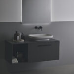 Ideal Standard i.life B Side Unit for Worktops 400mm 1 Shelf Matt White