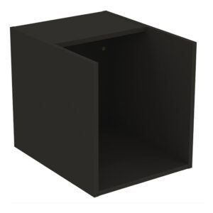 Ideal Standard i.life B Side Unit for Worktops 400mm 1 Shelf Matt Carbon Grey