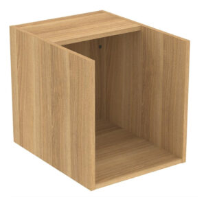 Ideal Standard i.life B Side Unit for Worktops 400mm 1 Shelf Natural Oak
