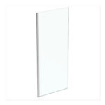 Ideal Standard i.life Wetroom Panel with Bottom Profile 900mm Bright Silver