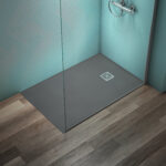 Ideal Standard Ultra Flat S+ 1200 x 800mm Grey Rectangular Shower Tray