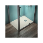 Ideal Standard Ultra Flat S+ 1000 x 800mm Sand Rectangular Shower Tray