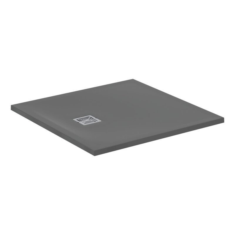 Ideal Standard Ultra Flat S+ 900 x 900mm Grey Square Shower Tray Ideal Standard Ultra Flat S+ 900 x 900mm Grey Square Shower Tray