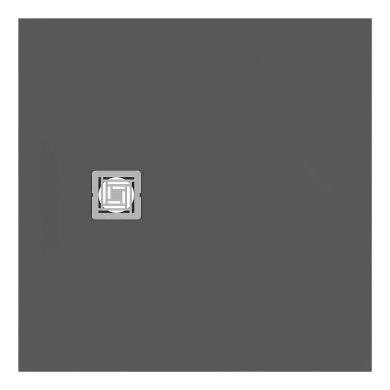 Ideal Standard Ultra Flat S+ 900 x 900mm Grey Square Shower Tray