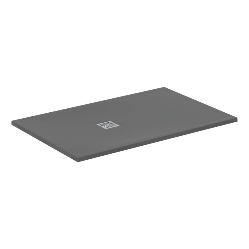 Ideal Standard Ultra Flat S+ 1400 x 900mm Grey Rectangular Shower Tray Ideal Standard Ultra Flat S+ 1400 x 900mm Grey Rectangular Shower Tray